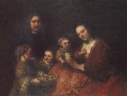 REMBRANDT Harmenszoon van Rijn Family Group oil painting artist